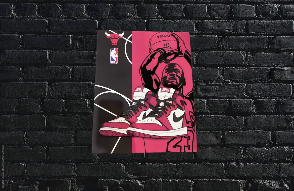 "Jordan 1 Retro High Artwork"