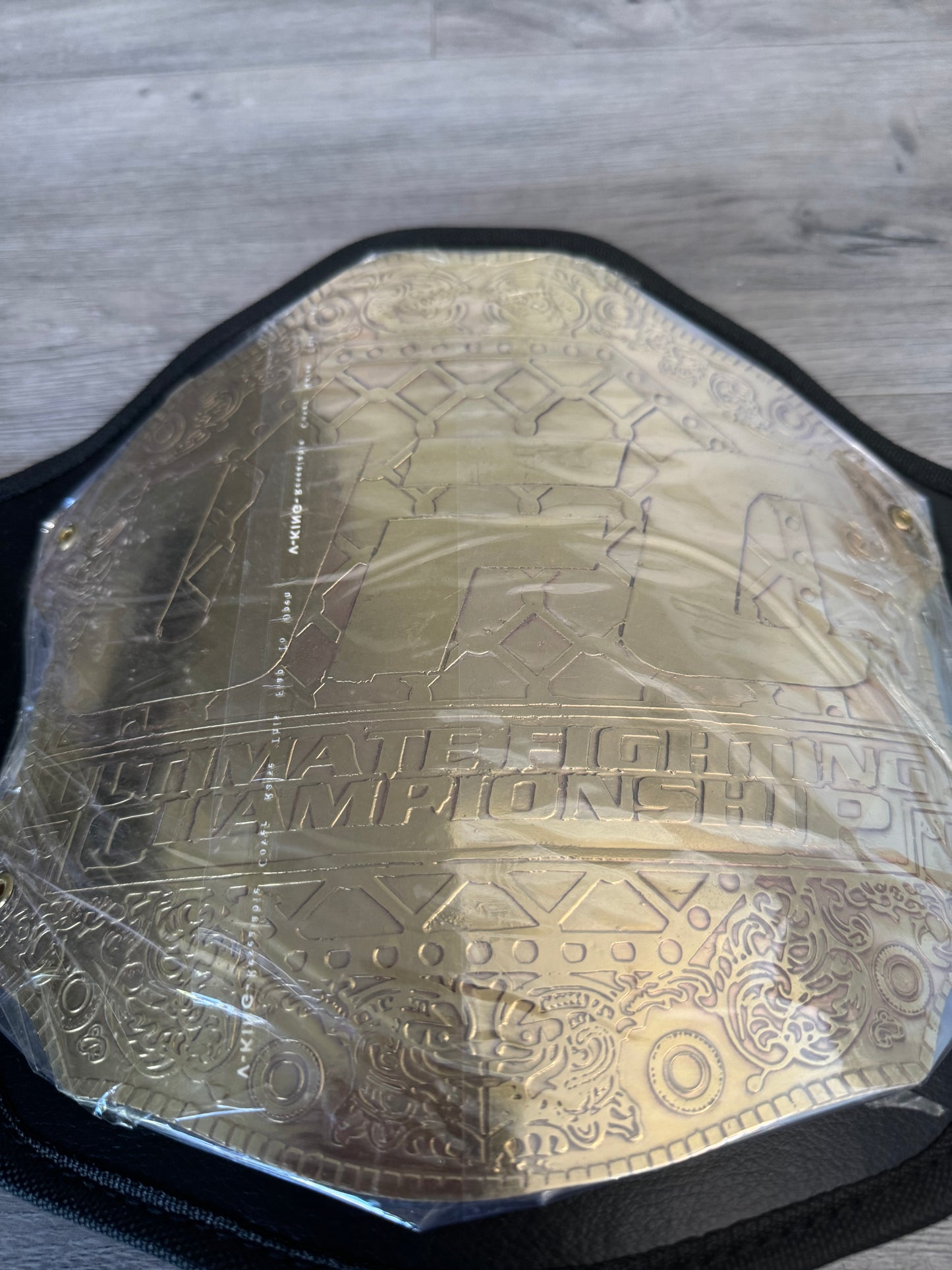 Israel Adesanya Signed Full-Size UFC Championship Belt (JSA)