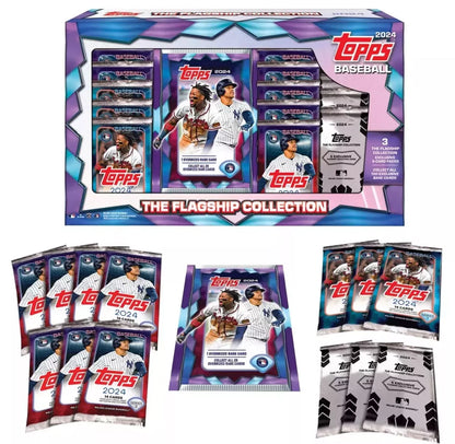 MLB Topps 2024 Series 1 & 2 Baseball The Flagship Collection Exclusive Trading Card Box