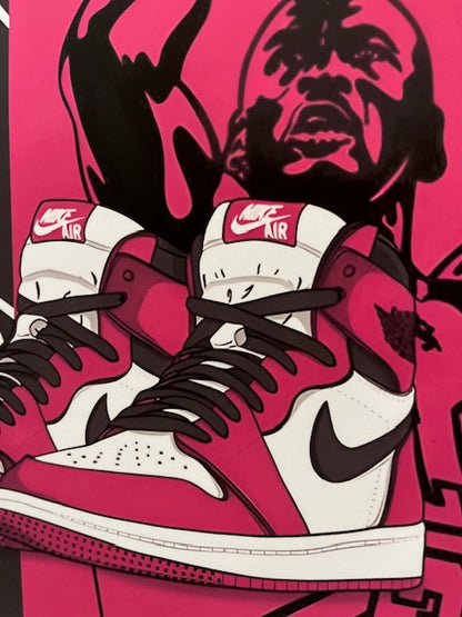 "Jordan 1 Retro High Artwork"