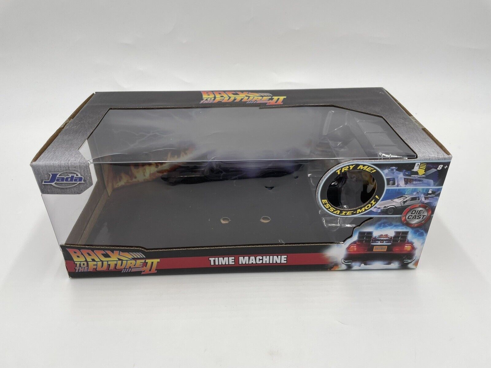 Christopher Lloyd Autographed Delorean DieCast Back to the Future II CIB w/COA